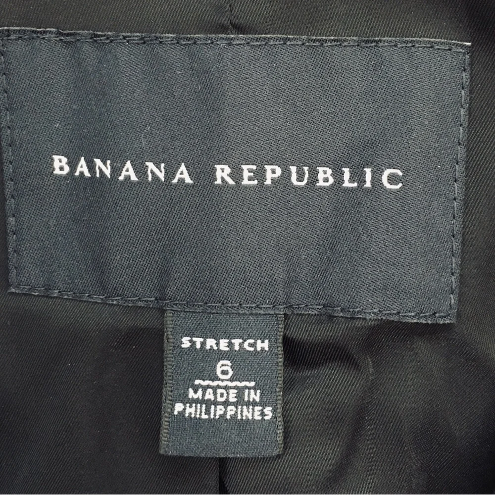 Banana Republic Cotton Dark Navy Classic Blazer Suit